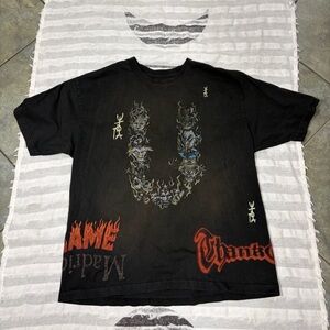 Travis Scott Utopia Tour Merch “I Saw Utopia” Shirt Sz XL Mens Street Wear Goth